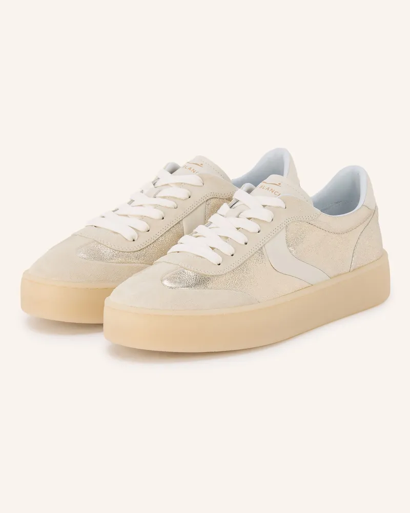 Voile Blanche Sneaker gold Creme