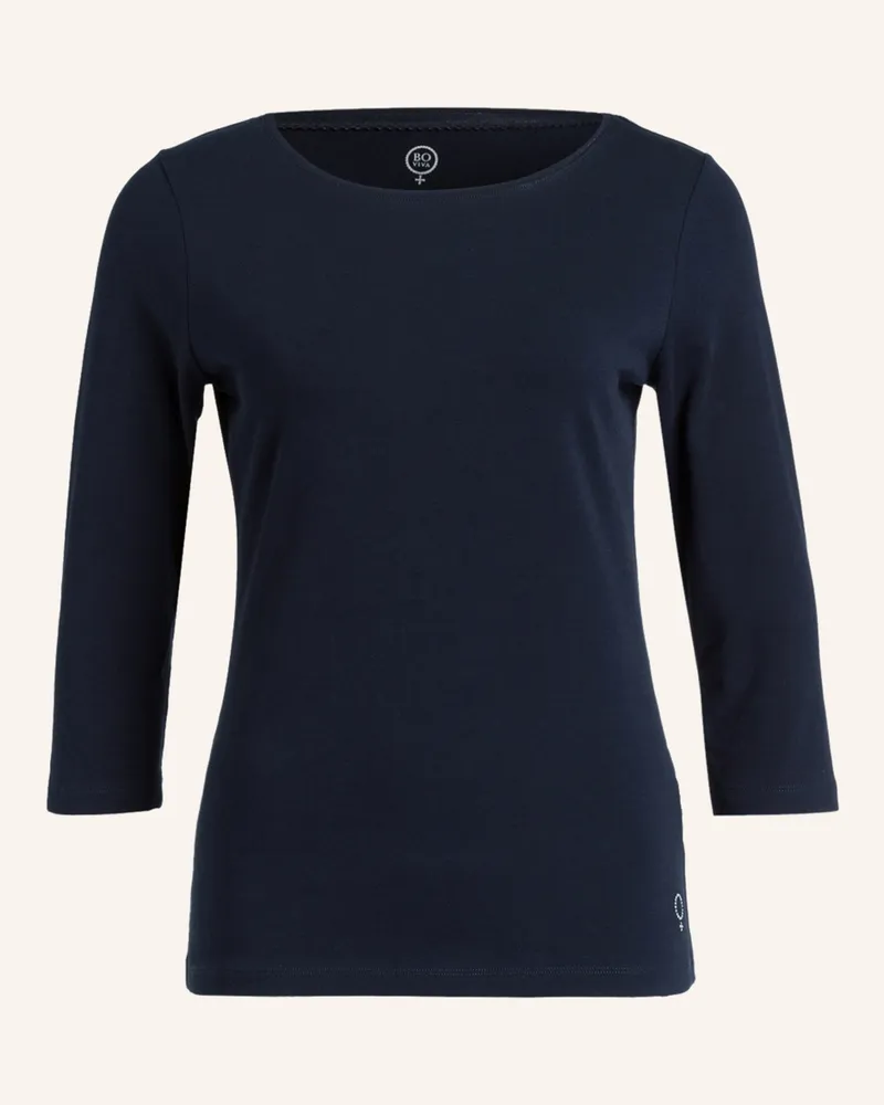 Boviva Shirt mit 3/4-Arm Dunkelblau