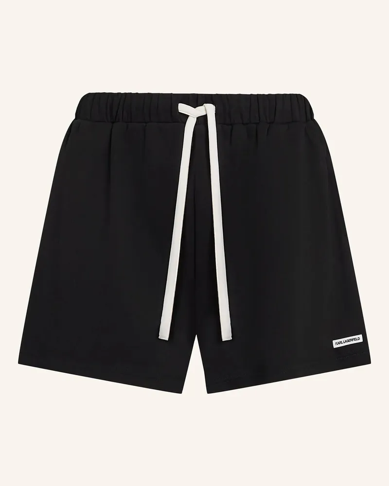 Karl Lagerfeld Hose schwarz Schwarz