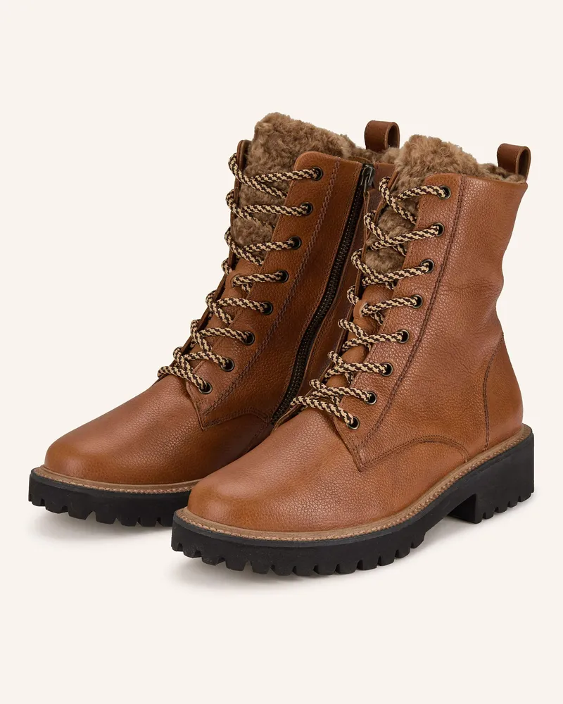 paul green Schnürboots Braun