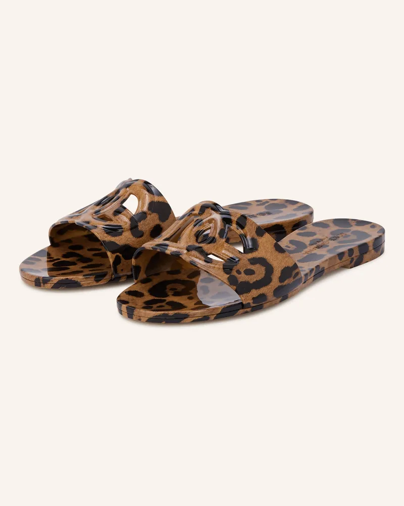 Dolce & Gabbana Pantoletten Mit Cut-Outs braun Braun