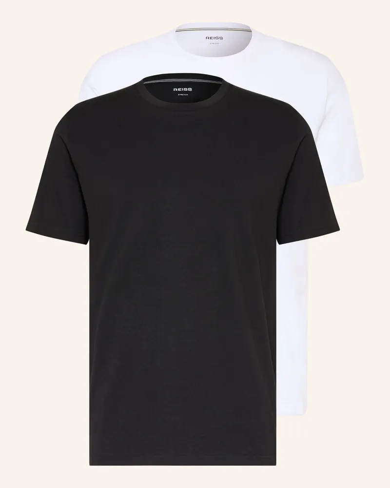 Reiss 2er-Pack T-Shirts FLEX Weiss