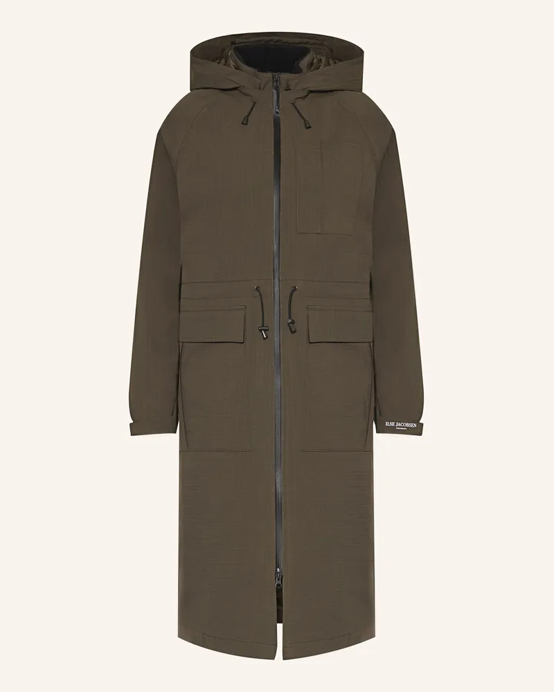 Ilse Jacobsen Regenmantel thermal01 gruen Khaki