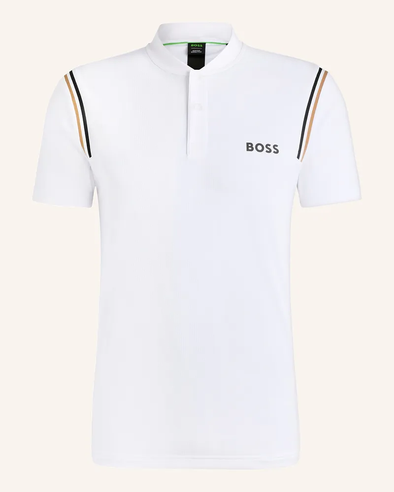 HUGO BOSS Funktions-Poloshirt PARIQ Weiss