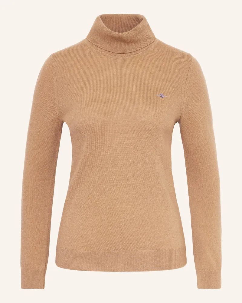 Gant Rollkragenpullover Camel