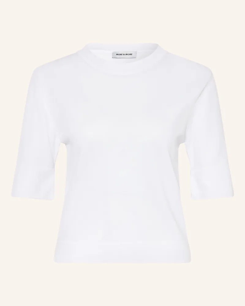 More & More Strickshirt weiss Weiss