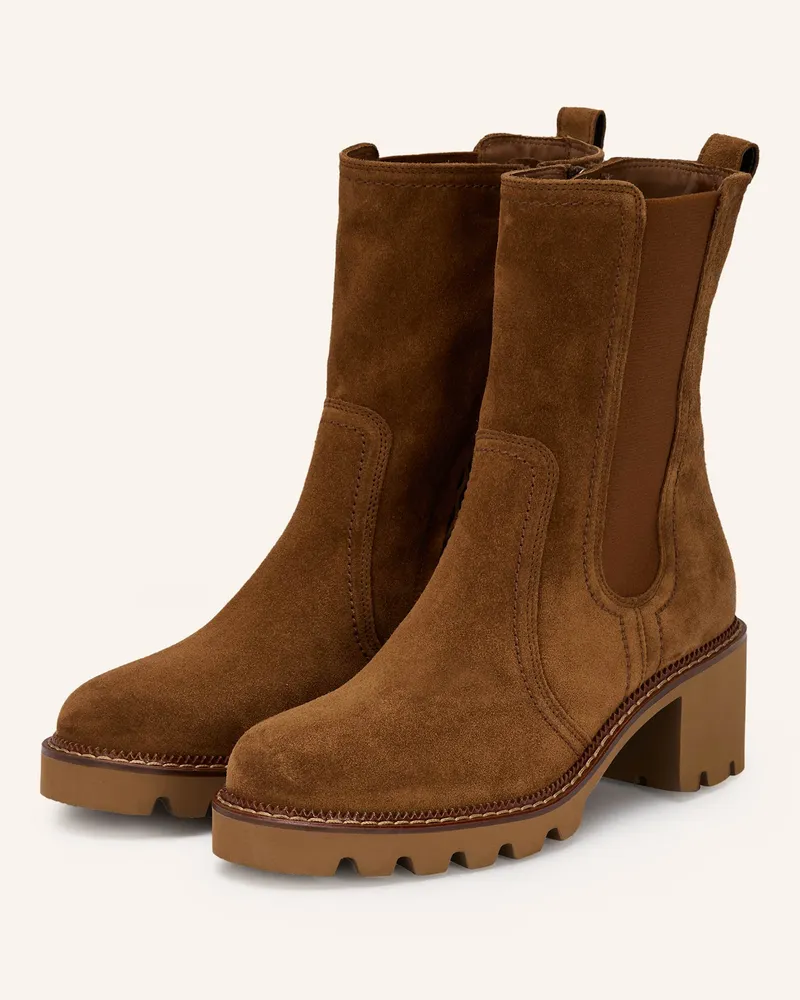 paul green Chelsea-Boots Braun