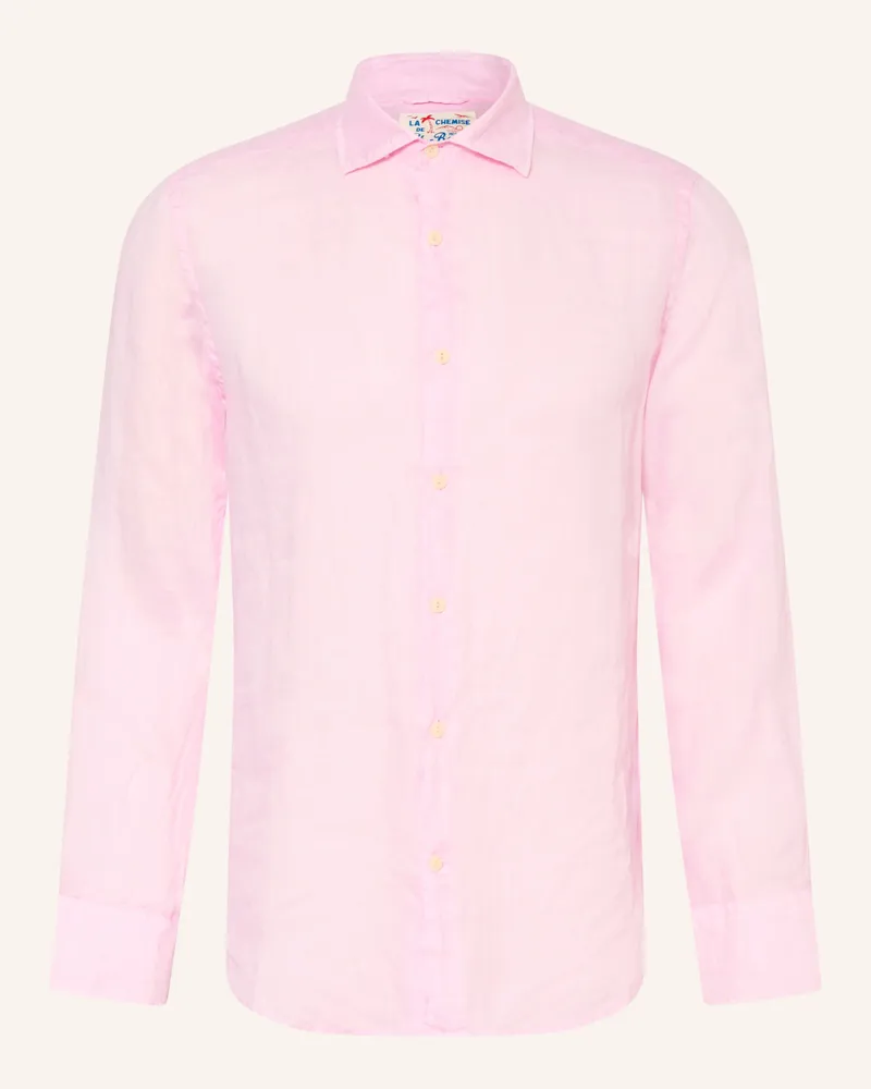 MC2 Saint Barth Resorthemd Pamplona Comfort Fit Aus Leinen pink Hellrosa