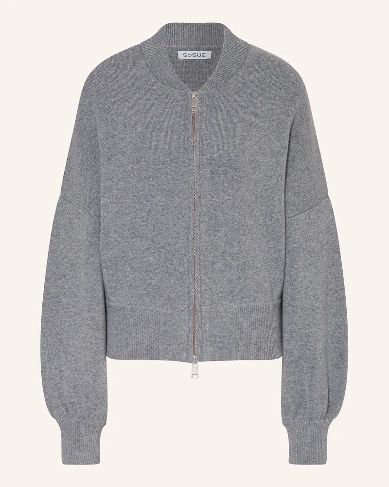 SoSUE Strickjacke Grau