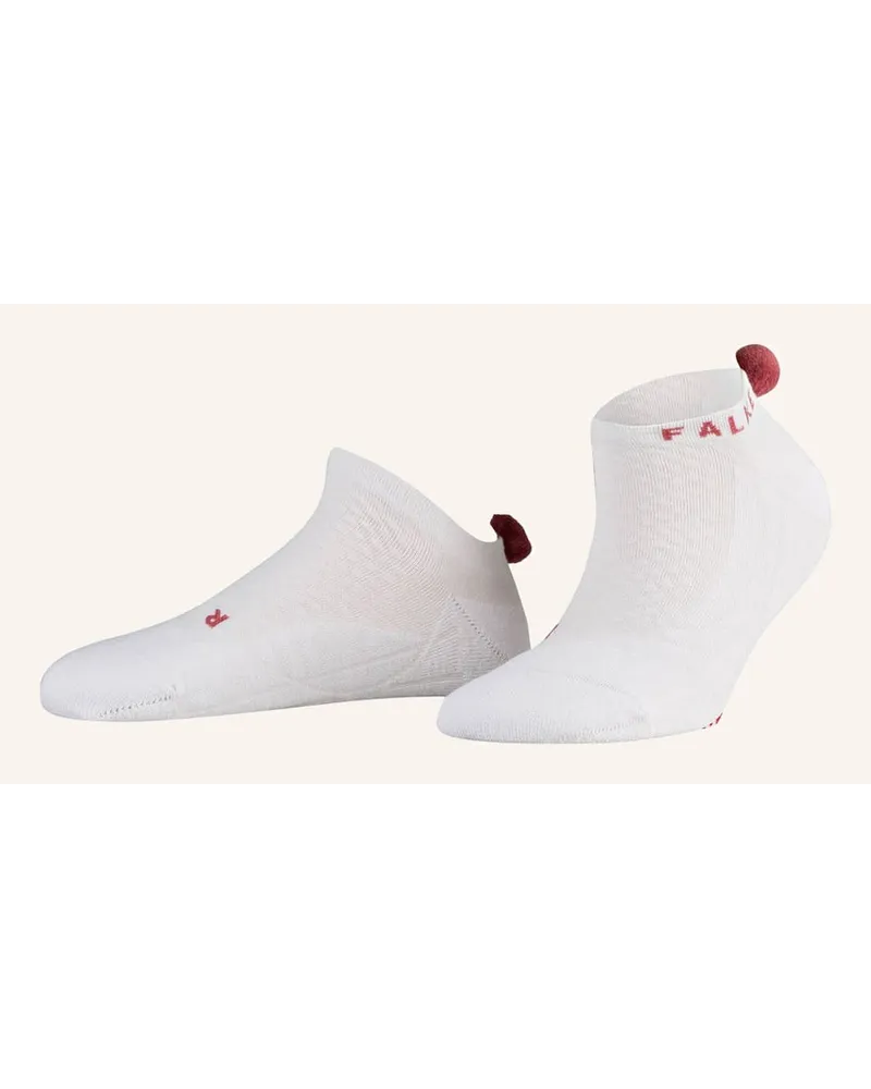 Falke Sneakersocken GO2 POMPOM Weiss