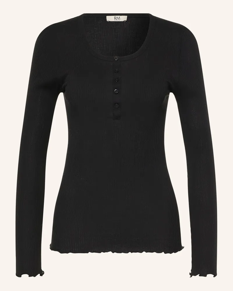 Rosemunde Longsleeve schwarz Schwarz