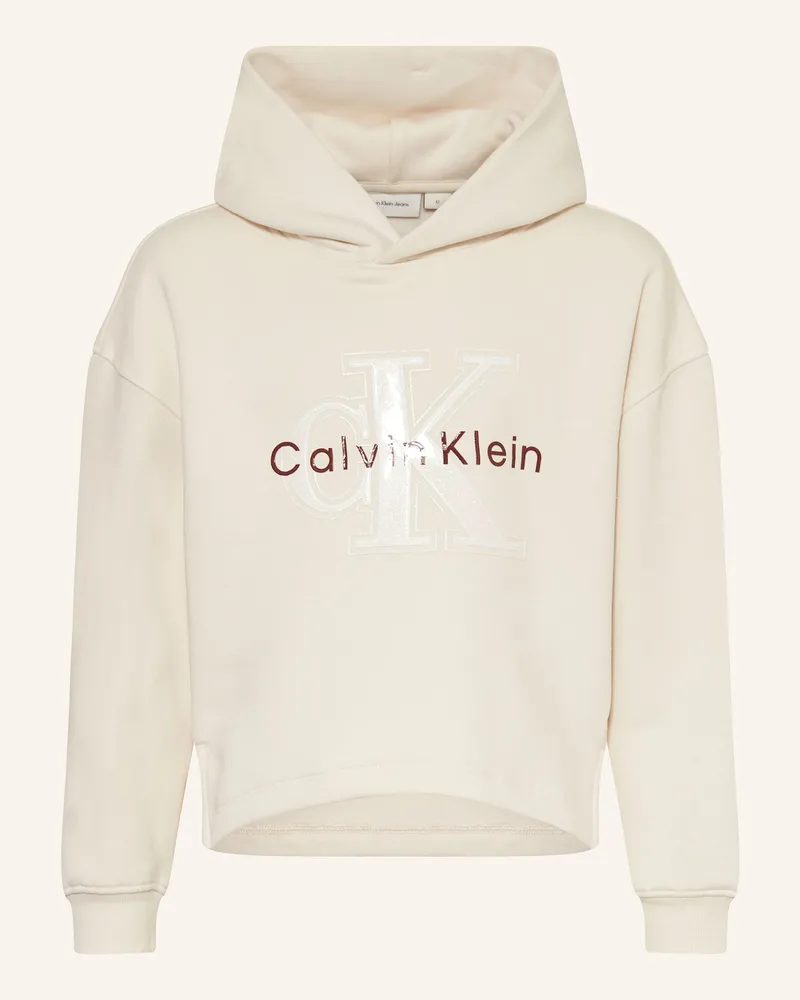 Calvin Klein Hoodie Ecru