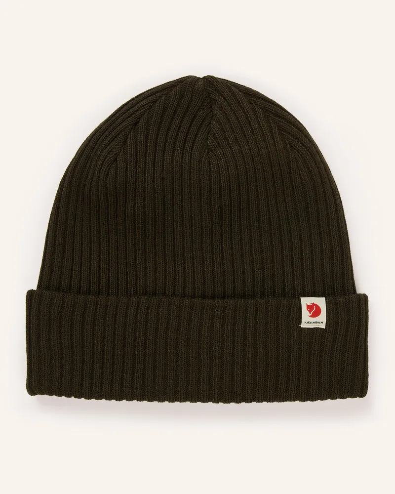 Fjäll Räven Mütze Rib gruen Dunkelgrün