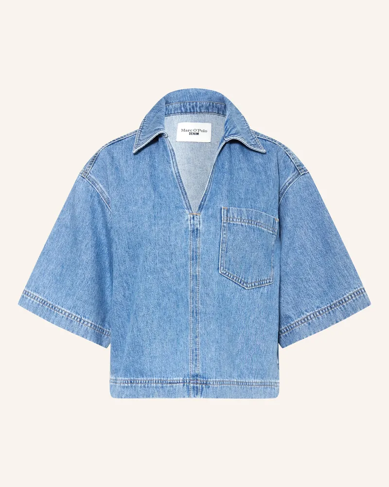 Marc O'Polo Jeansbluse blau Blau