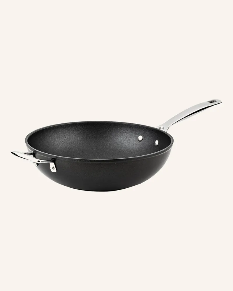 Le Creuset Wok-Pfanne Aluminium Antihaft schwarz Schwarz