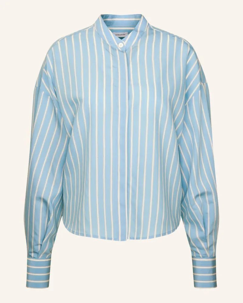 Seidensticker Stehkragenbluse Blau