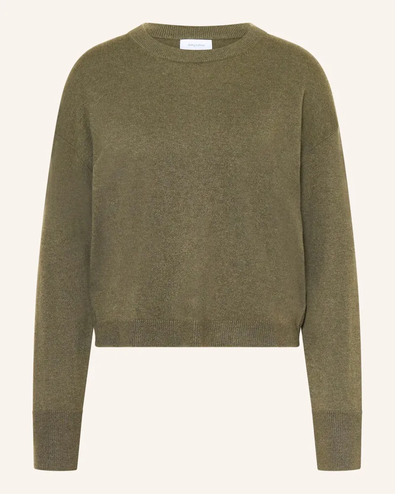 Darling Harbour Cashmere-Pullover gruen Moss
