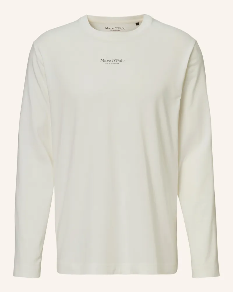 Marc O'Polo Langarm-Shirt Weiss