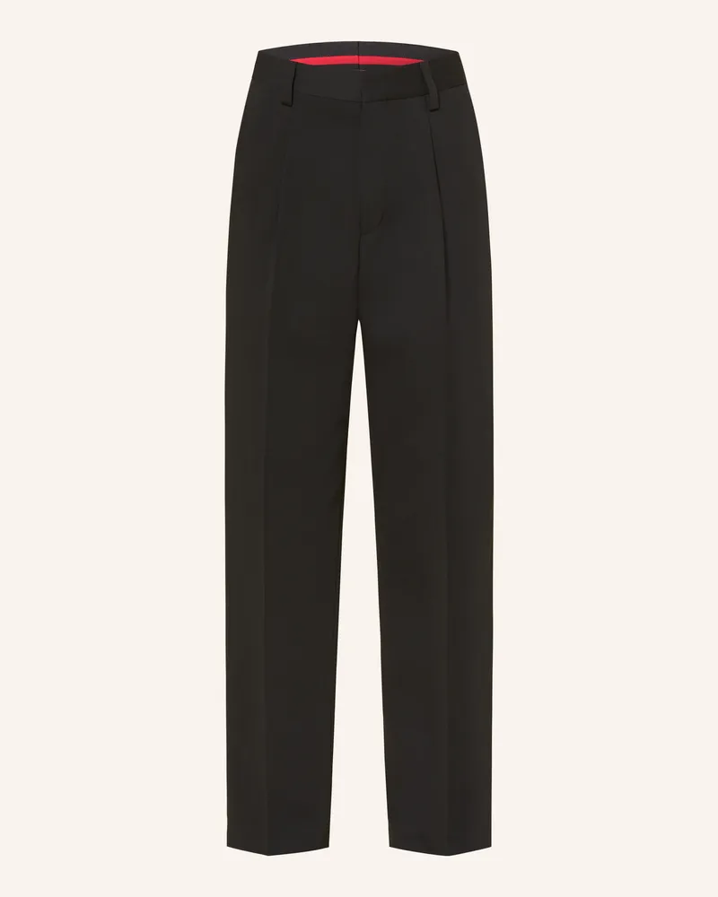 HUGO BOSS Anzughose Harly Modern Fit schwarz Schwarz
