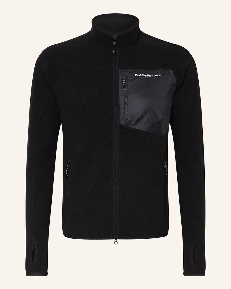 Peak Performance Fleecejacke Schwarz