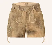 Trachten-Lederhose Heide beige