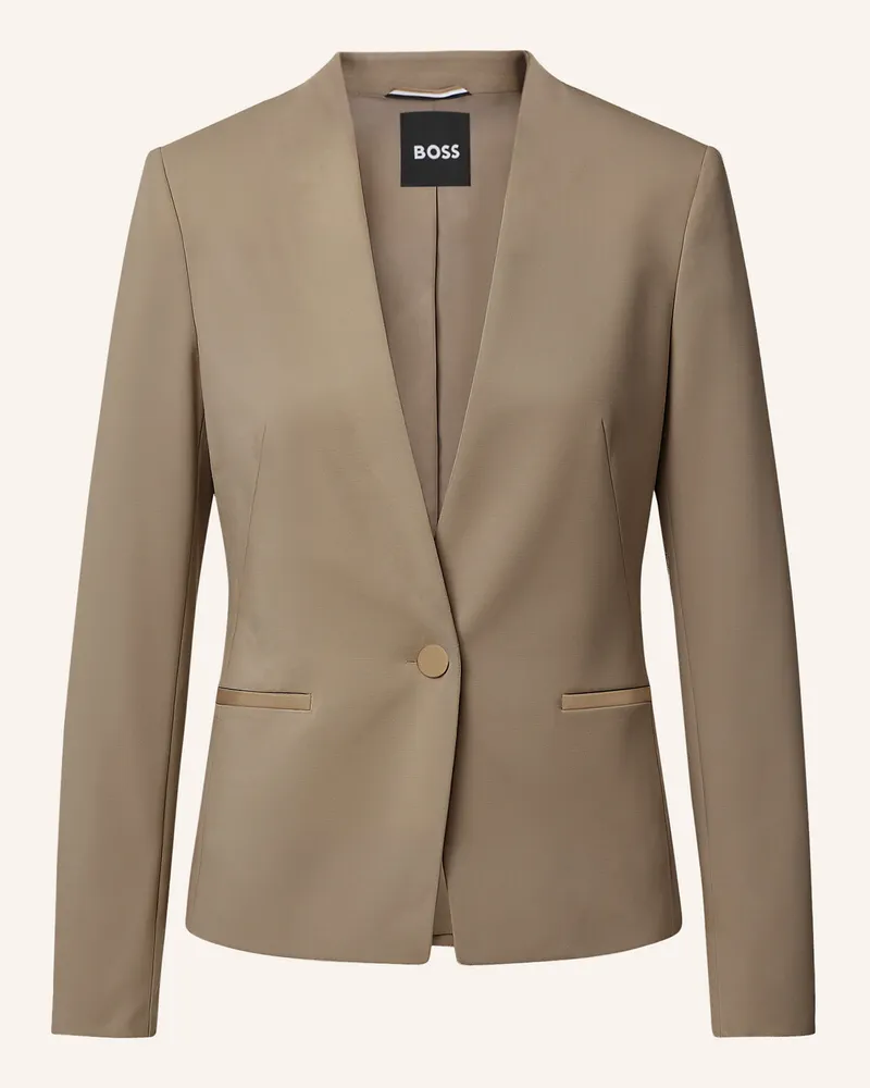 HUGO BOSS Blazer jemma1 Regular Fit braun Braun