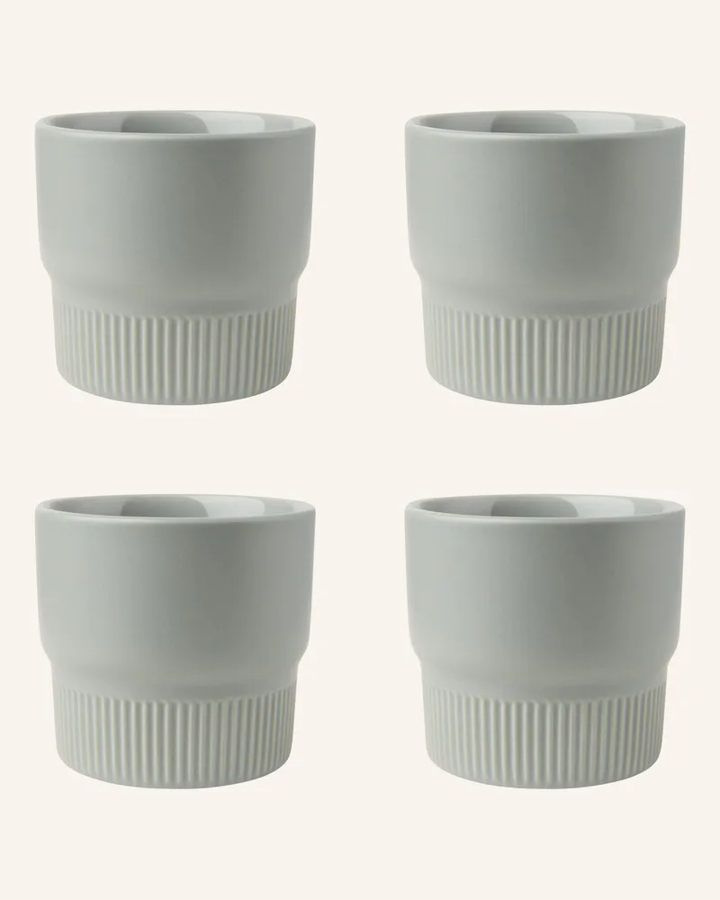 Marc O'Polo 4er-Set Becher MOMENTS Grau