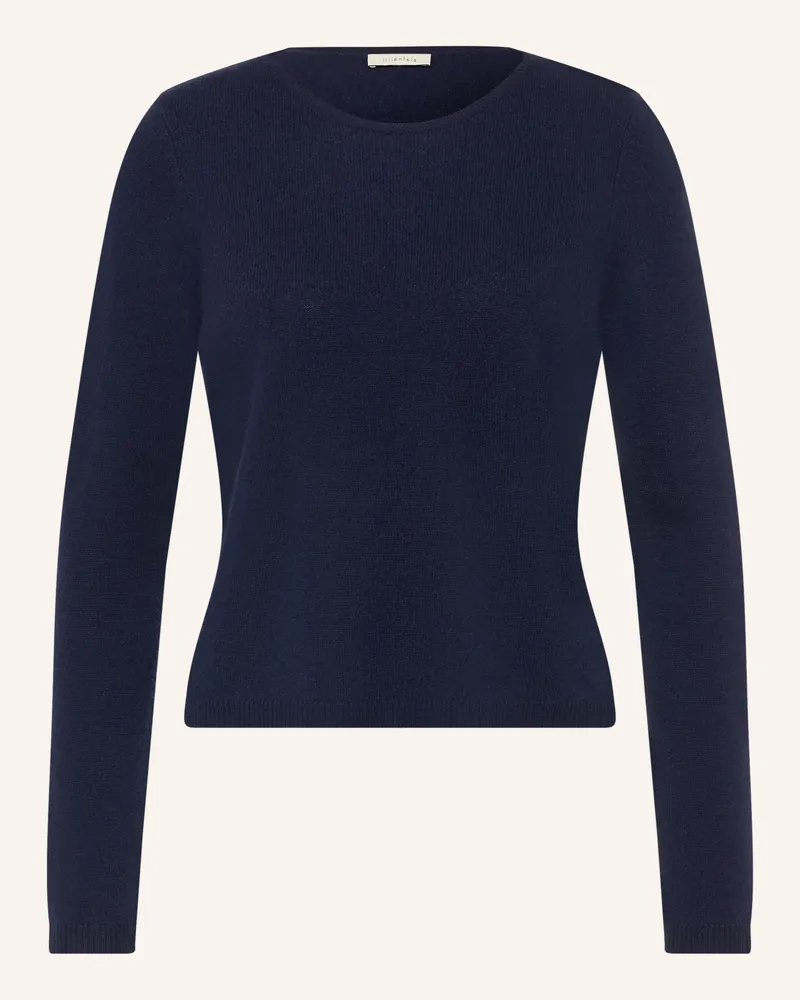 lilienfels Pullover Mit Cashmere blau Dunkelblau