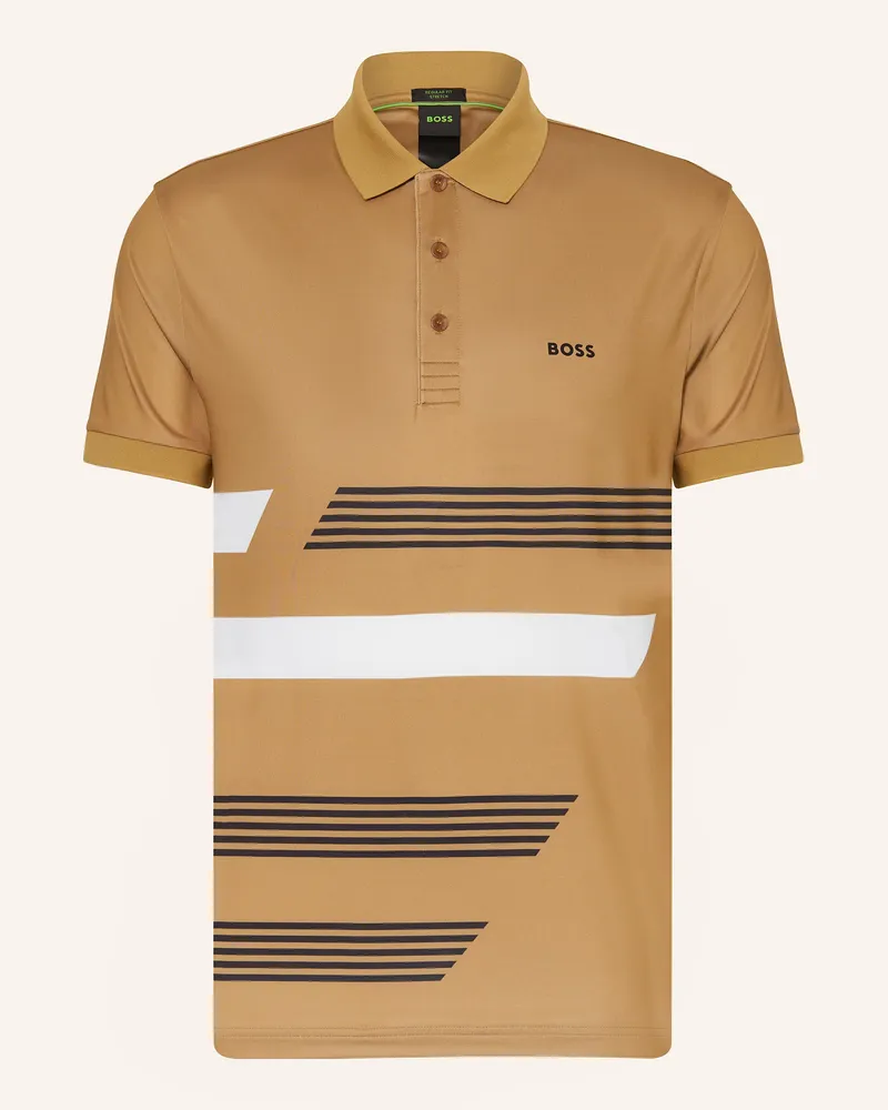HUGO BOSS Funktions-Poloshirt PADDY Cognac