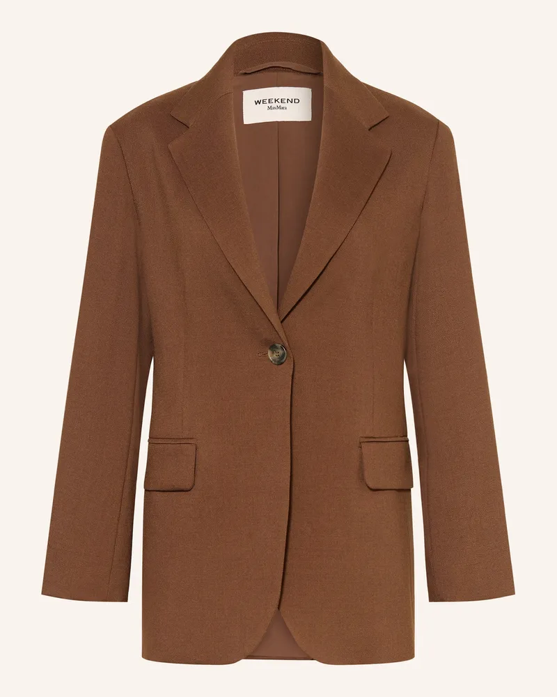 Max Mara Blazer Asta braun Dunkelbraun