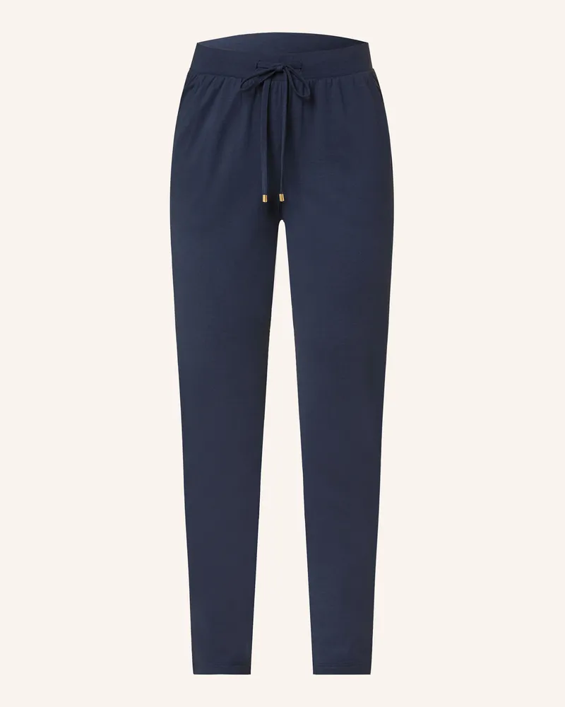 Hanro Lounge-Hose SLEEP & LOUNGE Dunkelblau