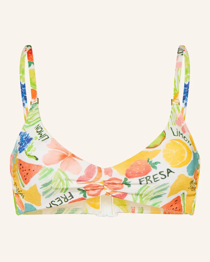 watercult Bralette-Bikini-Top Fruitbowl gruen Gelb