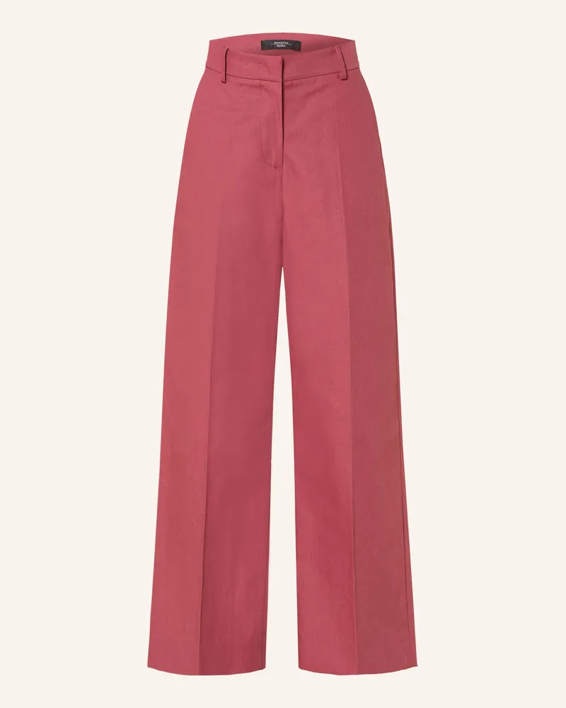 Max Mara Culotte Zircone rot Dunkelrot
