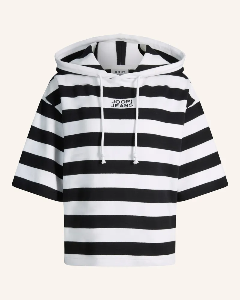 JOOP! Kurzarm-Hoodie schwarz Schwarz