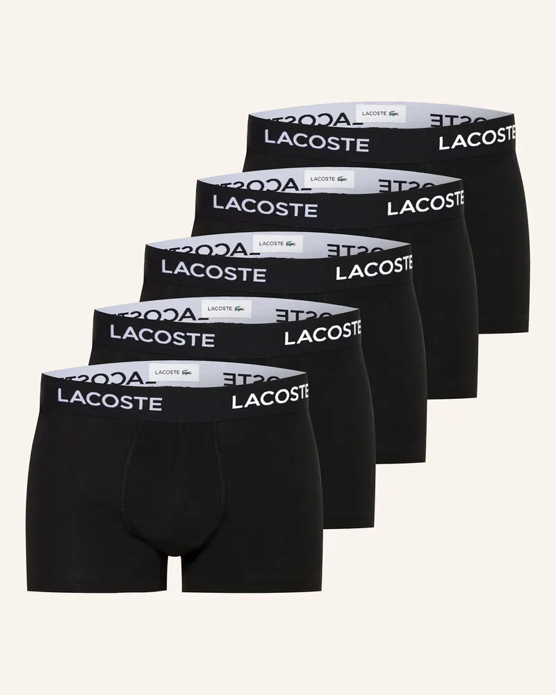 Lacoste 5er-Pack Boxershorts Schwarz