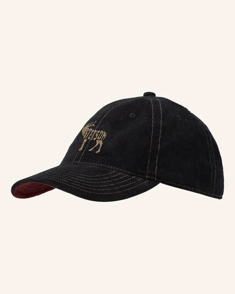 Stetson Cord-Cap Schwarz