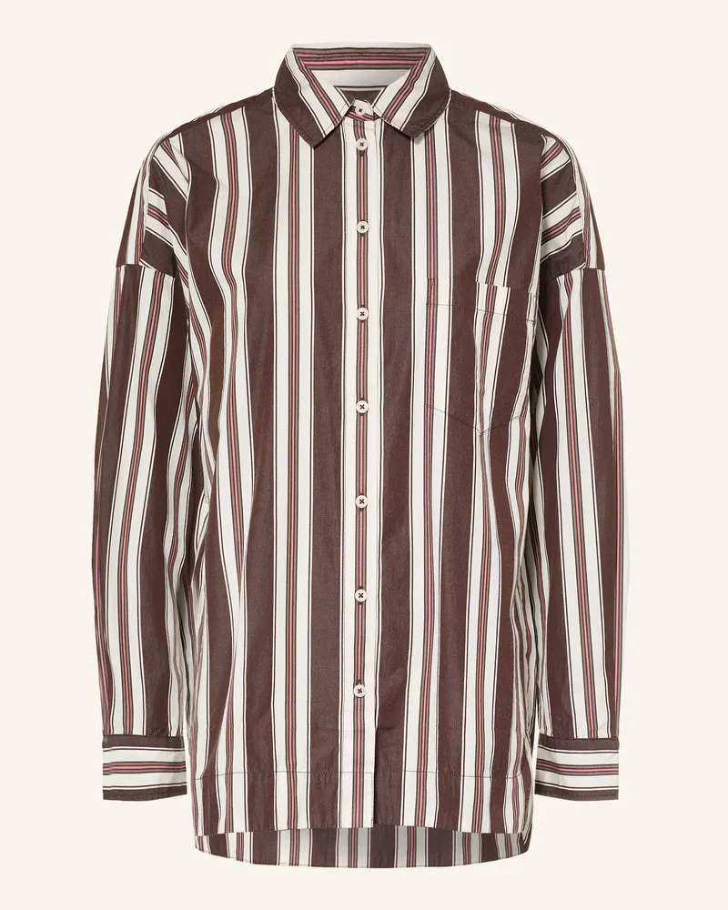 Marc O'Polo Hemdbluse braun Dunkelbraun
