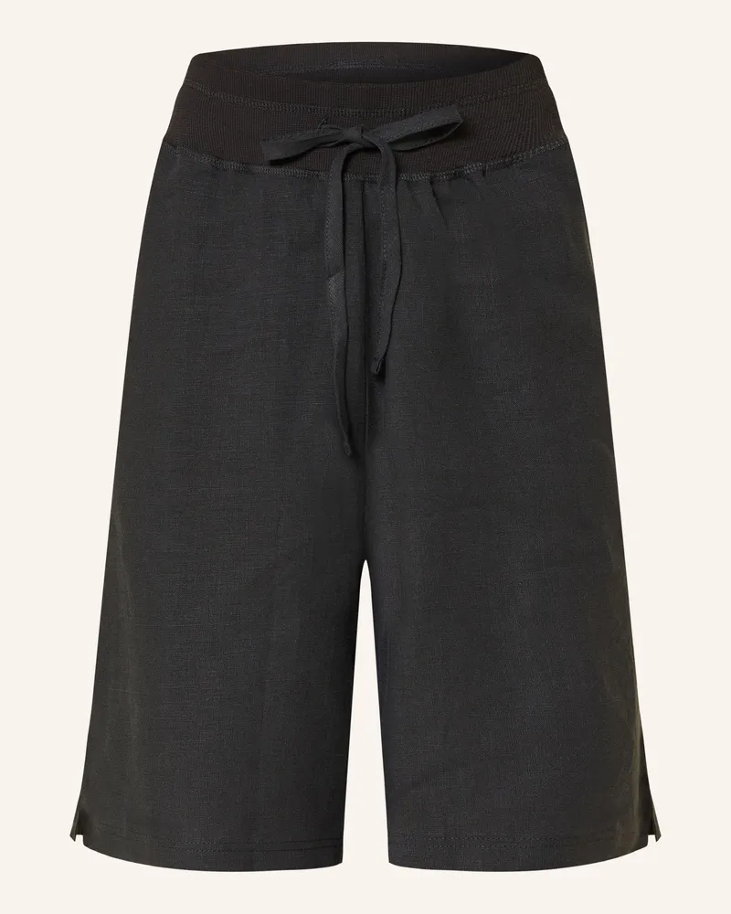 Darling Harbour Leinen-Bermudas schwarz Black