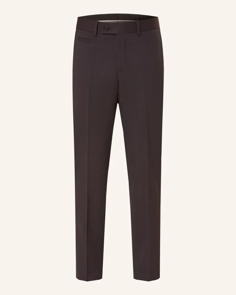 Strellson Anzughose MAURY Slim Fit Dunkellila