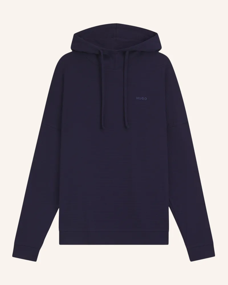 HUGO BOSS Loungewear Oberteil AUSTIN HOODIE Relaxed Fit Dunkelblau