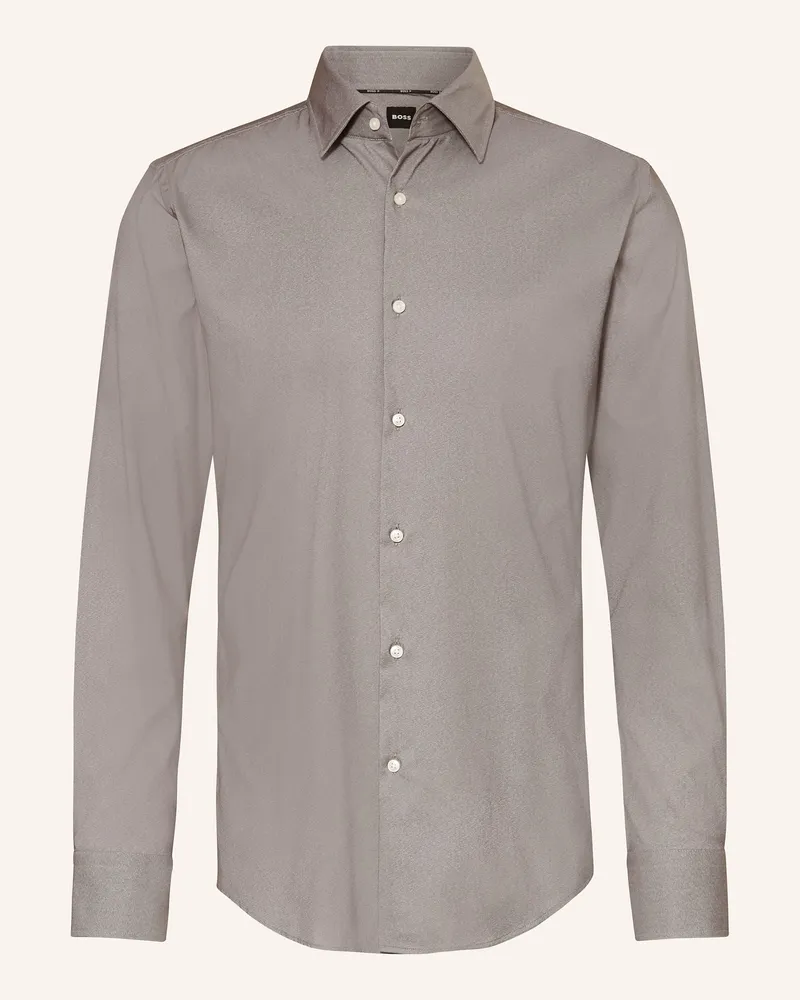 HUGO BOSS Hemd HANK Slim Fit Grau