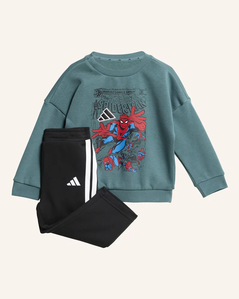 adidas MARVEL SPIDER-MAN JOGGINGHOSE KINDER Türkis