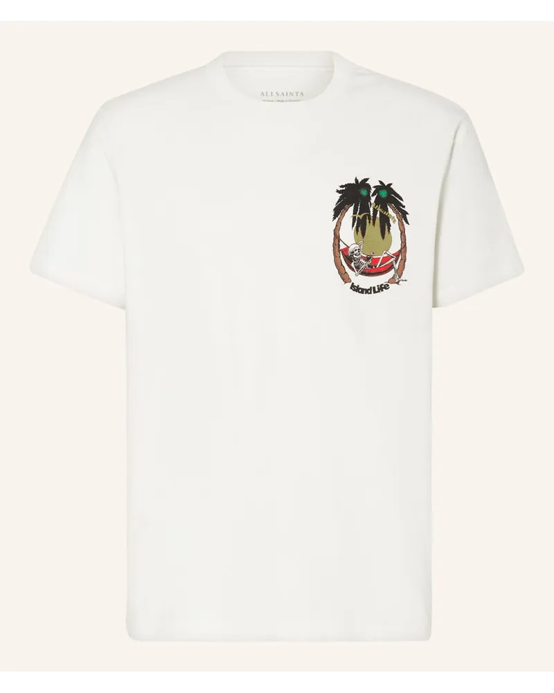 AllSaints T-Shirt RECLINE Weiss