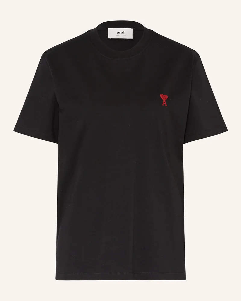 AMI Paris T-Shirt schwarz Schwarz