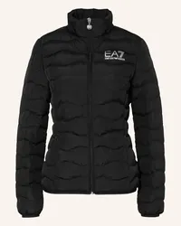 EA7 Steppjacke Schwarz