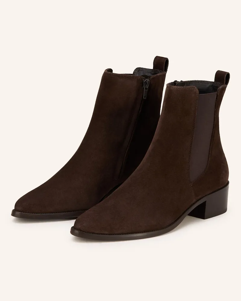 paul green Chelsea-Boots braun Dunkelbraun