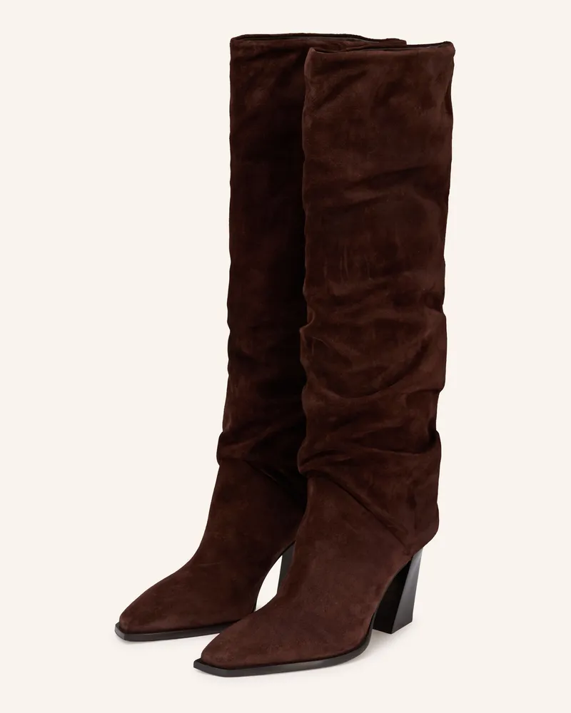 Jimmy Choo Stiefel Hart 85 braun Braun