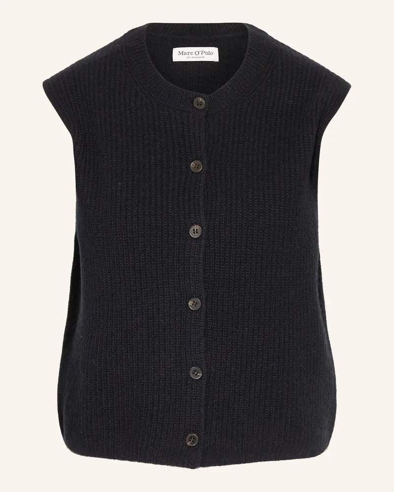Marc O'Polo Strickweste Dunkelblau