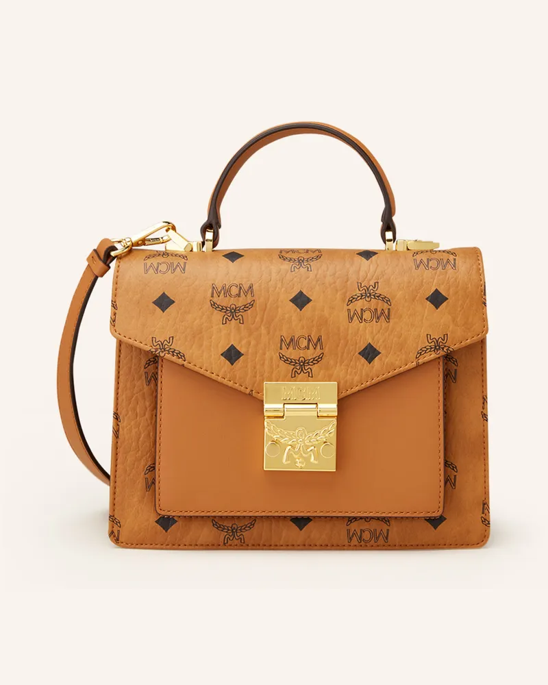 MCM Umhängetasche PATRICIA Cognac