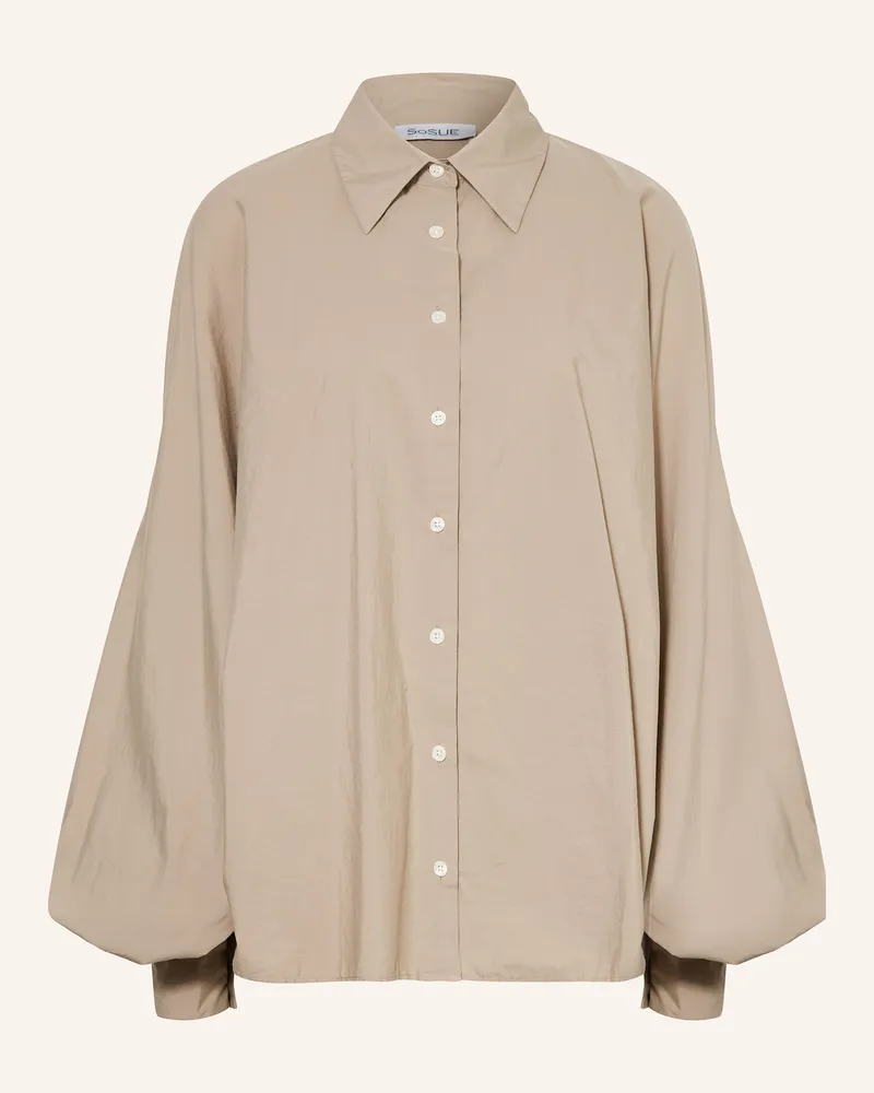 SoSUE Hemdbluse ANTONIA Beige